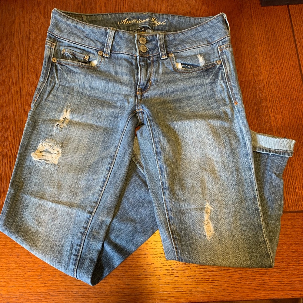 American Eagle Artist Crop Jeans